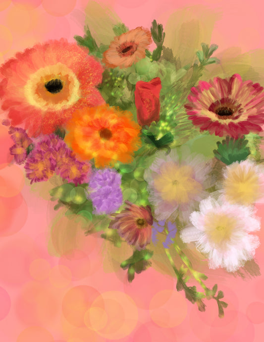 Blomsterbukett