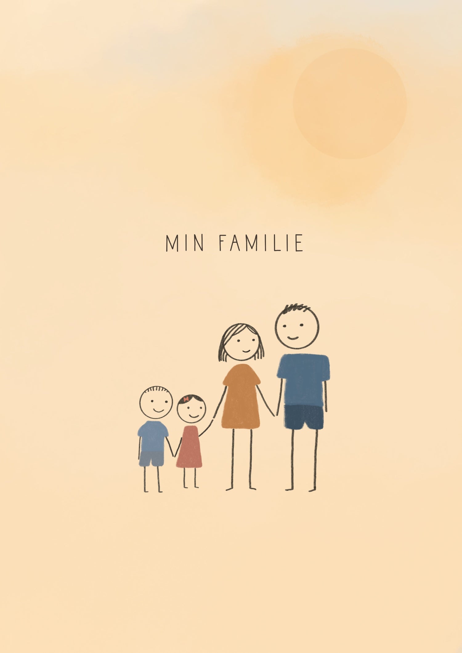 Min familie – plakater til barnerommet