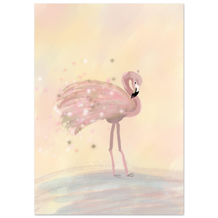 Beige flamingo